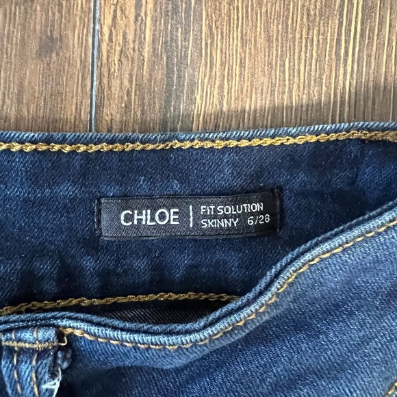 TAHARI MID-RISE STRETCH DENIM ANKLE JEANS SZ 6/28 - Picture 6 of 8